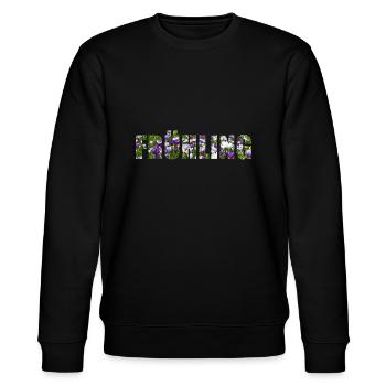 Frühling - Stanley/Stella Unisex Bio-Sweatshirt CHANGER  - Schwarz - Vorne - Nik (191cm) & Marisol (170cm)