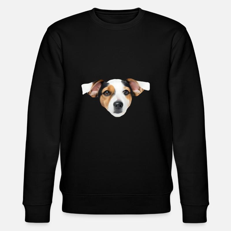 Hund - Stanley/Stella Unisex Bio-Sweatshirt CHANGER  - Schwarz