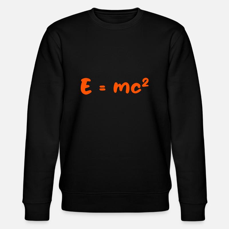 E=mc2 - Stanley/Stella Unisex Bio-Sweatshirt CHANGER  - Schwarz
