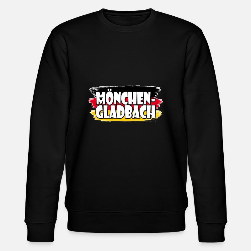 Drapeau de Mönchengladbach, Allemagne - Sweat bio CHANGER Stanley/Stella Unisexe - noir