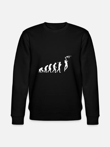 Basket-ball basket-ball cadeau evolution - Sweat bio CHANGER Stanley/Stella Unisexe - noir