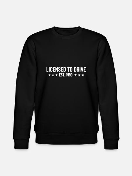 Licensed to Drive Est. 1999 - Stanley/Stella CHANGER Unisex Organic Sweatshirt - black