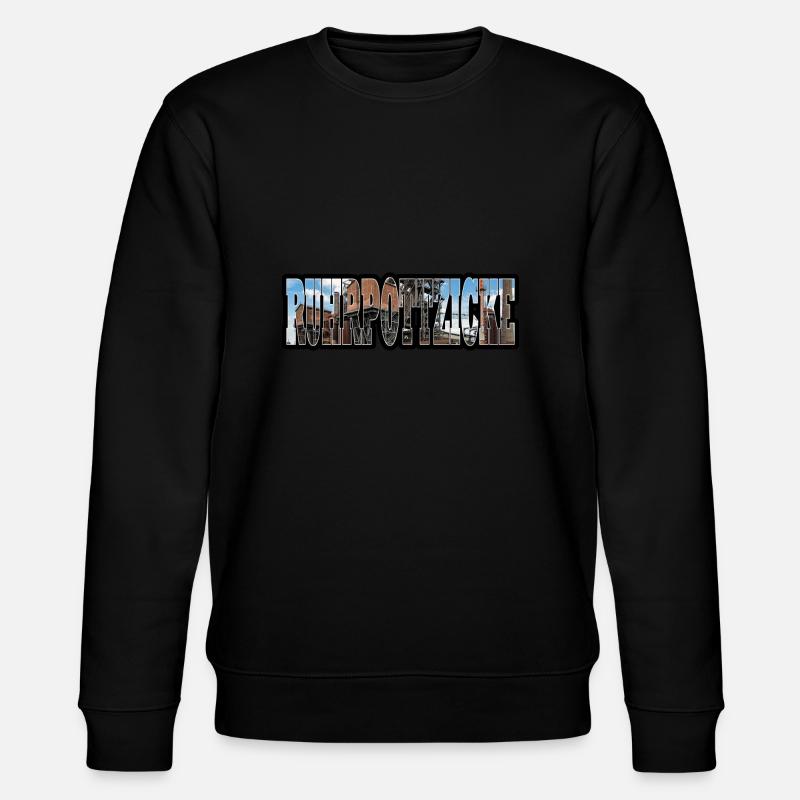 Ruhrpottzicke - Stanley/Stella Unisex Bio-Sweatshirt CHANGER  - Schwarz