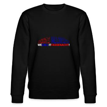 Das Geschenk zur Fastnacht er aus Mainz - Stanley/Stella Unisex Bio-Sweatshirt CHANGER  - Schwarz - Vorne - Nik (191cm) & Marisol (170cm)