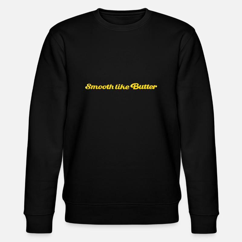 Smooth like Butter - Stanley/Stella Unisex Bio-Sweatshirt CHANGER  - Schwarz