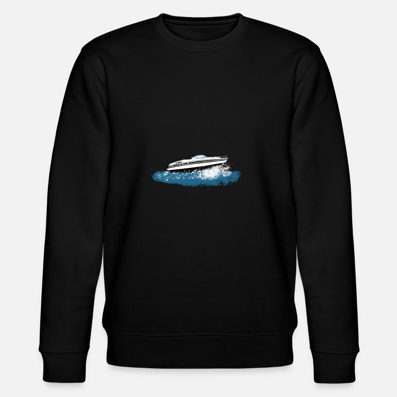 bateau à moteur - Sweat bio CHANGER Stanley/Stella Unisexe - noir