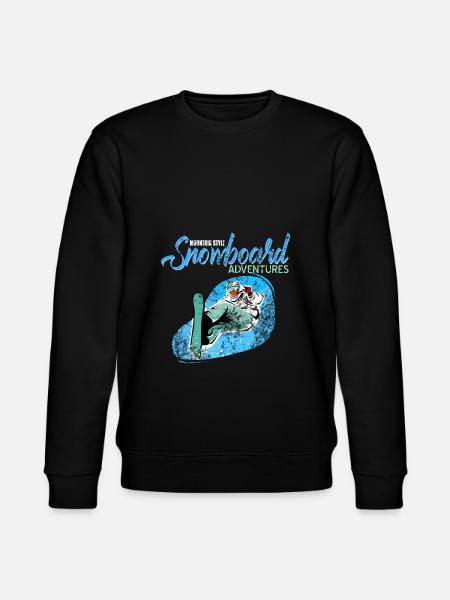 Snowboard Snowboarden - Stanley/Stella Unisex Bio-Sweatshirt CHANGER  - Schwarz