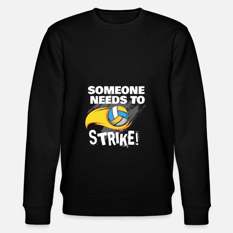 Volleyball - Stanley/Stella Unisex Bio-Sweatshirt CHANGER - Schwarz