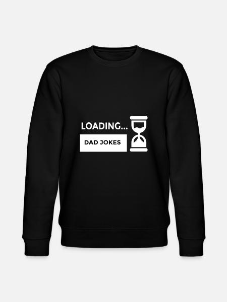 Spruch Papa Witz Vater Lustig Dad Joke Dadjoke - Stanley/Stella Unisex Bio-Sweatshirt CHANGER - Schwarz