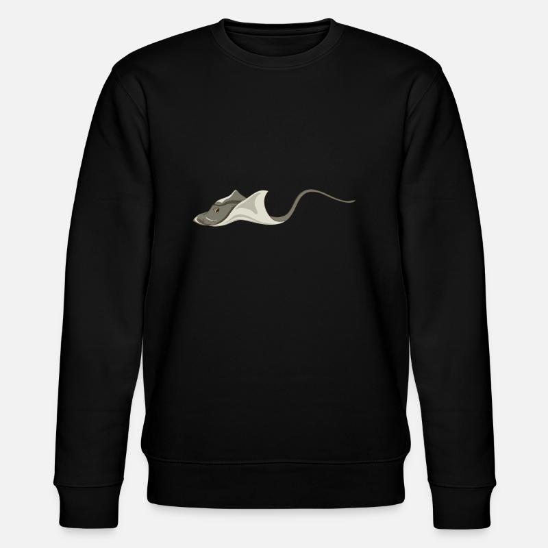 Meerestiere - Stanley/Stella Unisex Bio-Sweatshirt CHANGER  - Schwarz