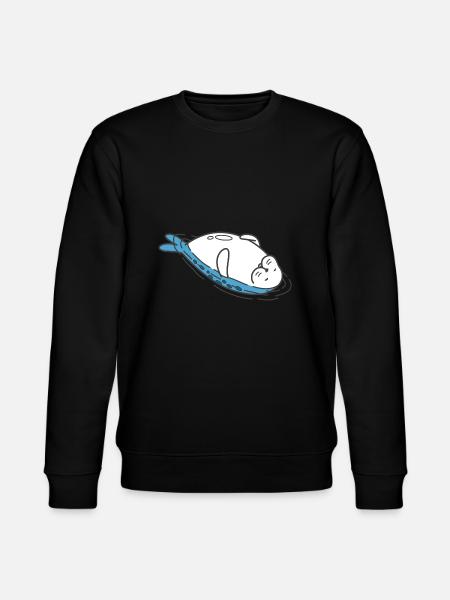 Phoque phoque dérive mer - Sweat bio CHANGER Stanley/Stella Unisexe - noir