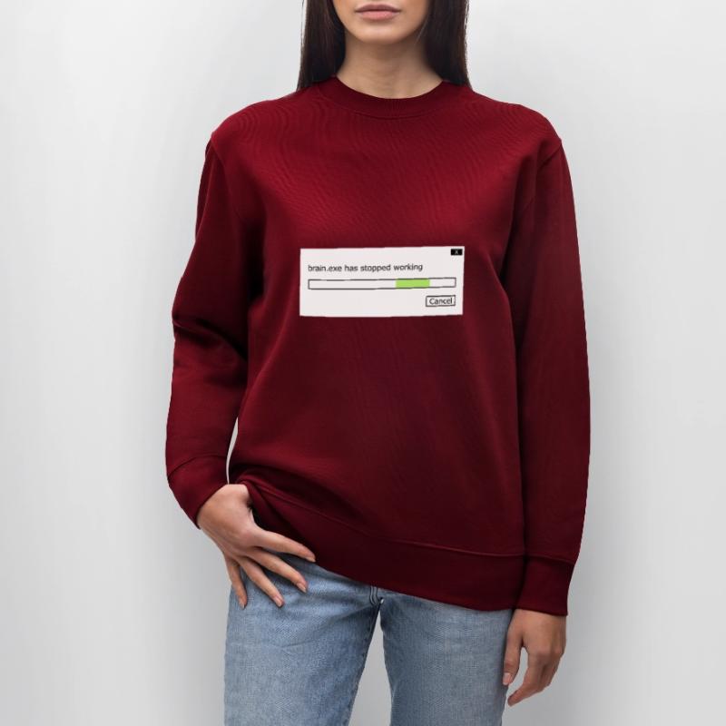 brain.exe stopped working saying brain brain .exe Stanley/Stella CHANGER Unisex Organic Sweatshirt