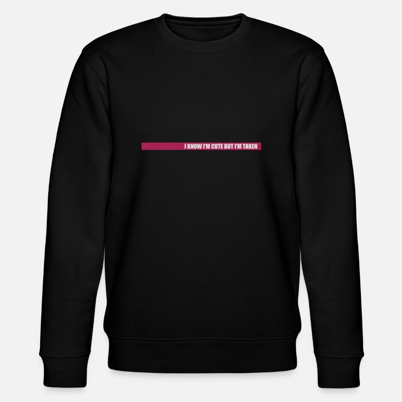 citation mignonne mais prise - Sweat bio CHANGER Stanley/Stella Unisexe - noir