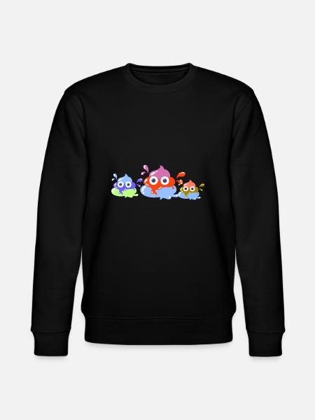 Bunte scheisse,scheisse , Familie,Pastell - Stanley/Stella Unisex Bio-Sweatshirt CHANGER  - Schwarz