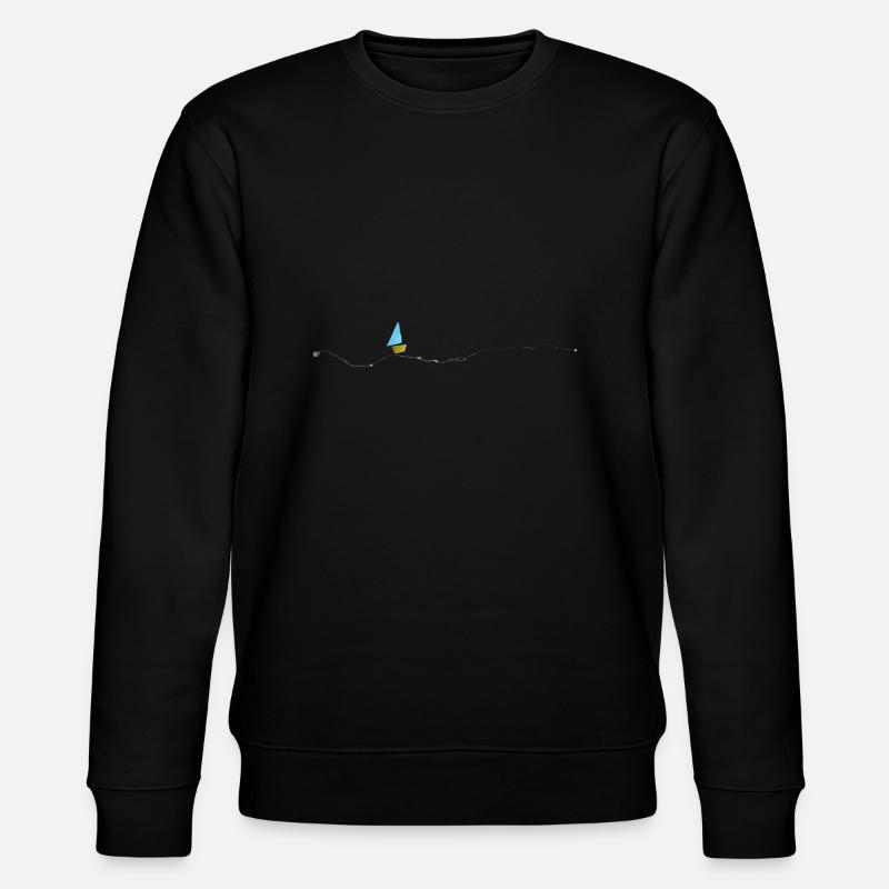 Schiff Ukraine - Stanley/Stella Unisex Bio-Sweatshirt CHANGER  - Schwarz