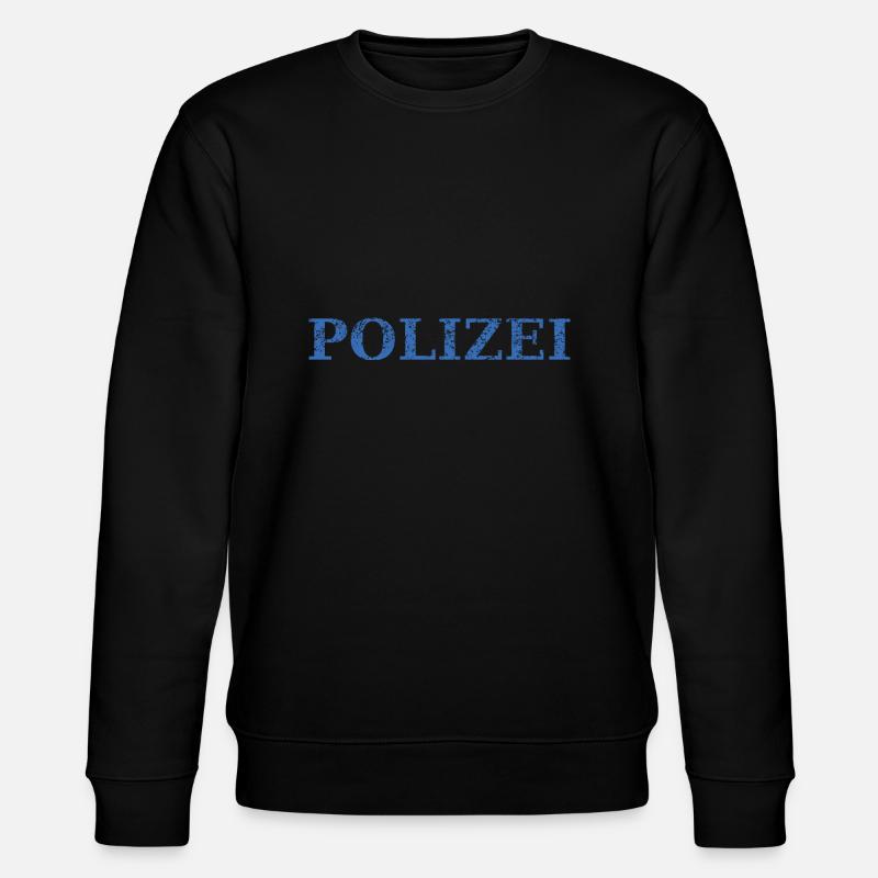 Polizei - Stanley/Stella Unisex Bio-Sweatshirt CHANGER  - Schwarz