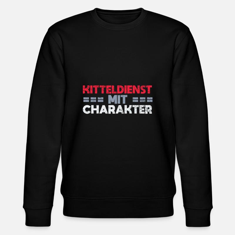 Kitteldienst Mit Charakter - Stanley/Stella Unisex Bio-Sweatshirt CHANGER - Schwarz