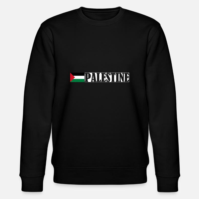Free Palestine - Sweat bio CHANGER Stanley/Stella Unisexe - noir