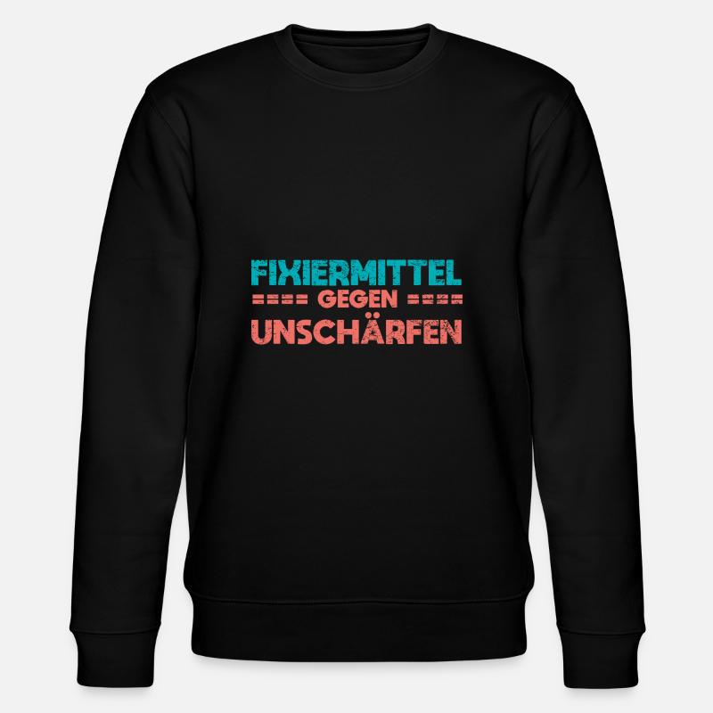 Fixiermittel Gegen Unschärfen - Stanley/Stella Unisex Bio-Sweatshirt CHANGER  - Schwarz