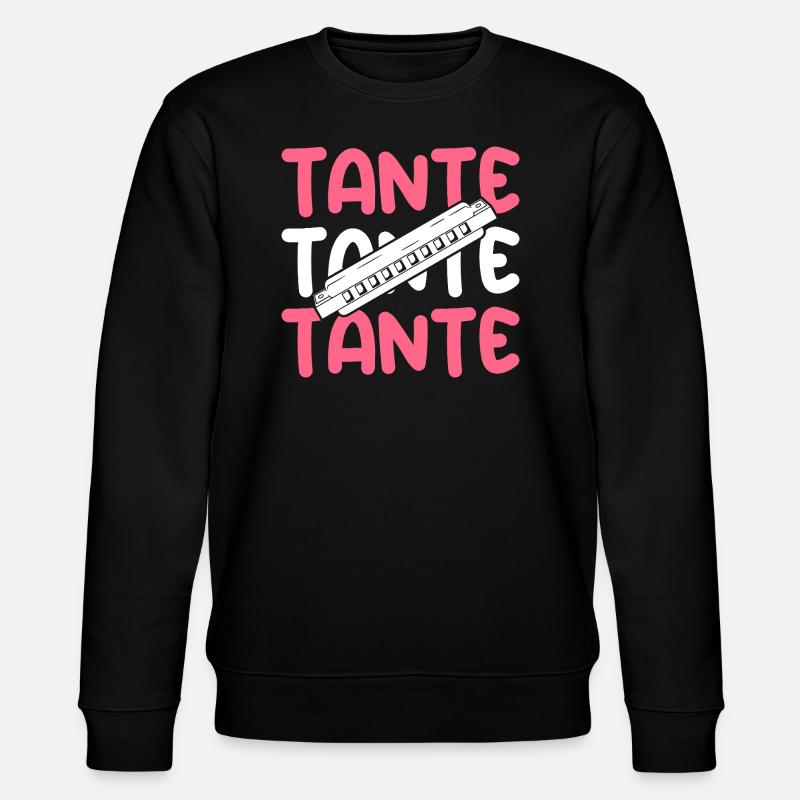 Harmonica Aunt Harmonica - Stanley/Stella CHANGER Unisex Organic Sweatshirt - black