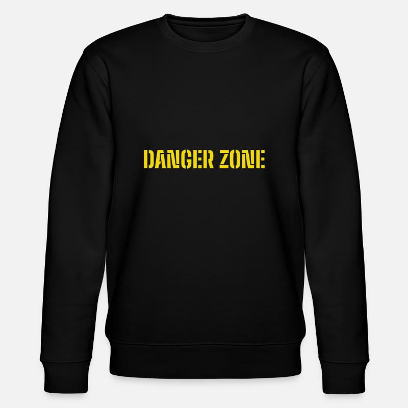 GEFAHRENZONE - Stanley/Stella Unisex Bio-Sweatshirt CHANGER  - Schwarz