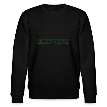 Monero Block found - Stanley/Stella CHANGER Unisex Organic Sweatshirt - black - Front - Nik (191cm) & Marisol (170cm)