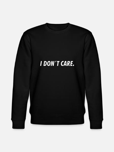 I don´t care. - Stanley/Stella Unisex Bio-Sweatshirt CHANGER  - Schwarz
