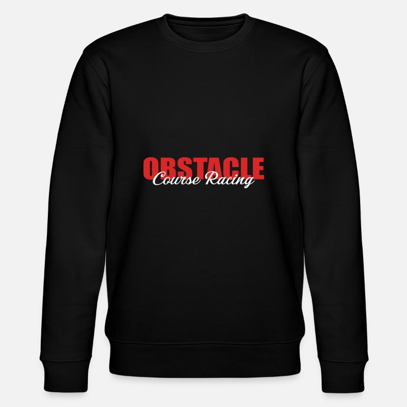 Obstacle Course Racing Gear - Stanley/Stella CHANGER Unisex Organic Sweatshirt - black