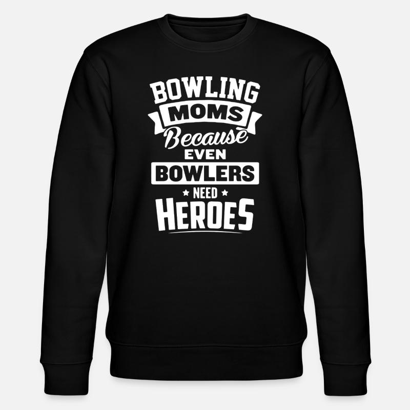 Bowling Mom - Stanley/Stella CHANGER Unisex Organic Sweatshirt - black