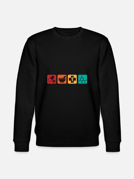 Pharmacy Gift Pharmacist - Stanley/Stella CHANGER Unisex Organic Sweatshirt - black