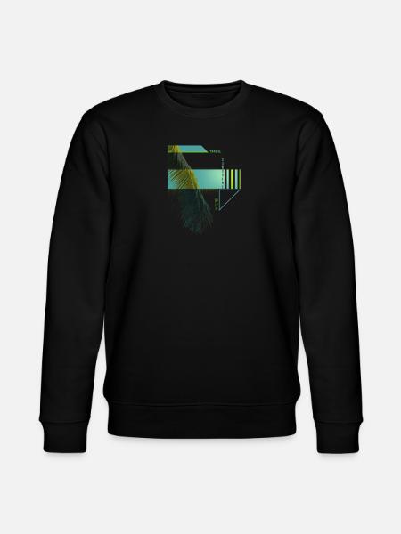 Paradise Sunshine Serenity Palm - Stanley/Stella CHANGER Unisex Organic Sweatshirt - black