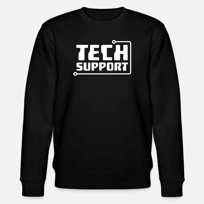 Tech Support - Stanley/Stella CHANGER Unisex Organic Sweatshirt - black