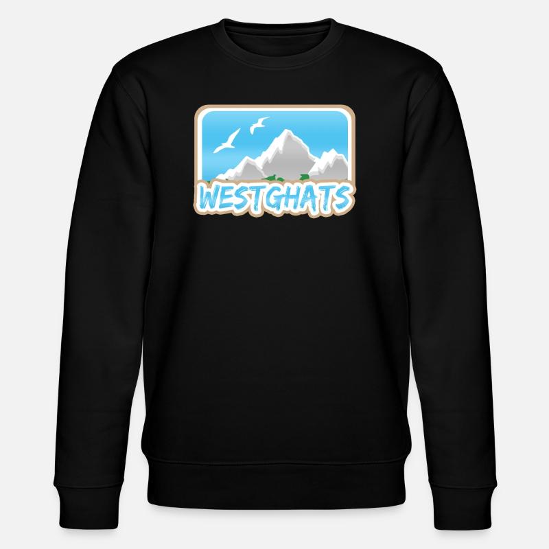 Westghats Westghats - Stanley/Stella Unisex Bio-Sweatshirt CHANGER  - Schwarz