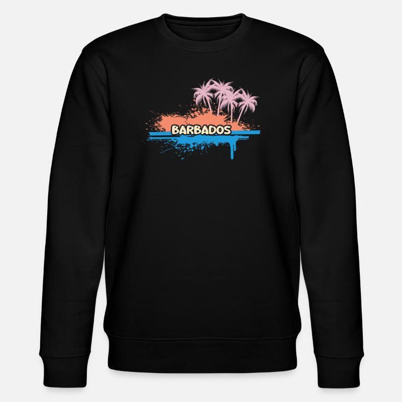 Cadeau pour la Barbade - Sweat bio CHANGER Stanley/Stella Unisexe - noir