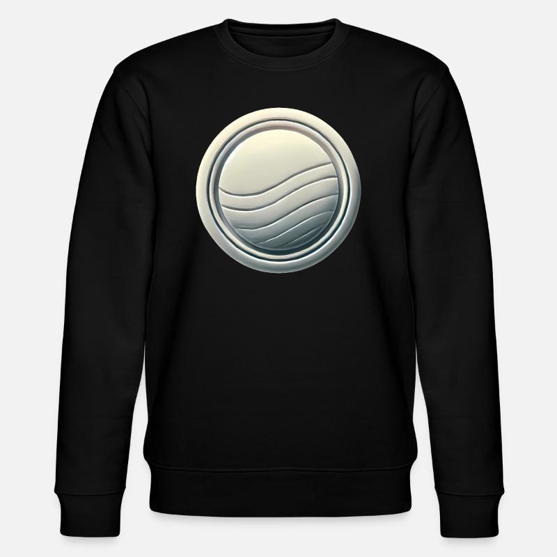 Modern Badge Emblem Design - Stanley/Stella CHANGER Unisex Organic Sweatshirt - black