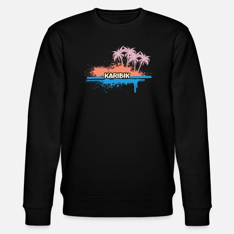 Karibik - Stanley/Stella Unisex Bio-Sweatshirt CHANGER  - Schwarz