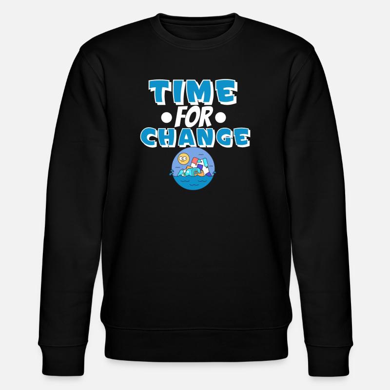 Climate change Climate protection - Stanley/Stella CHANGER Unisex Organic Sweatshirt - black
