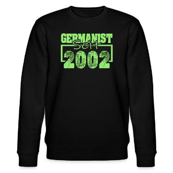 Studies 2002 - Stanley/Stella CHANGER Unisex Organic Sweatshirt - black - Front - Nik (191cm) & Marisol (170cm)