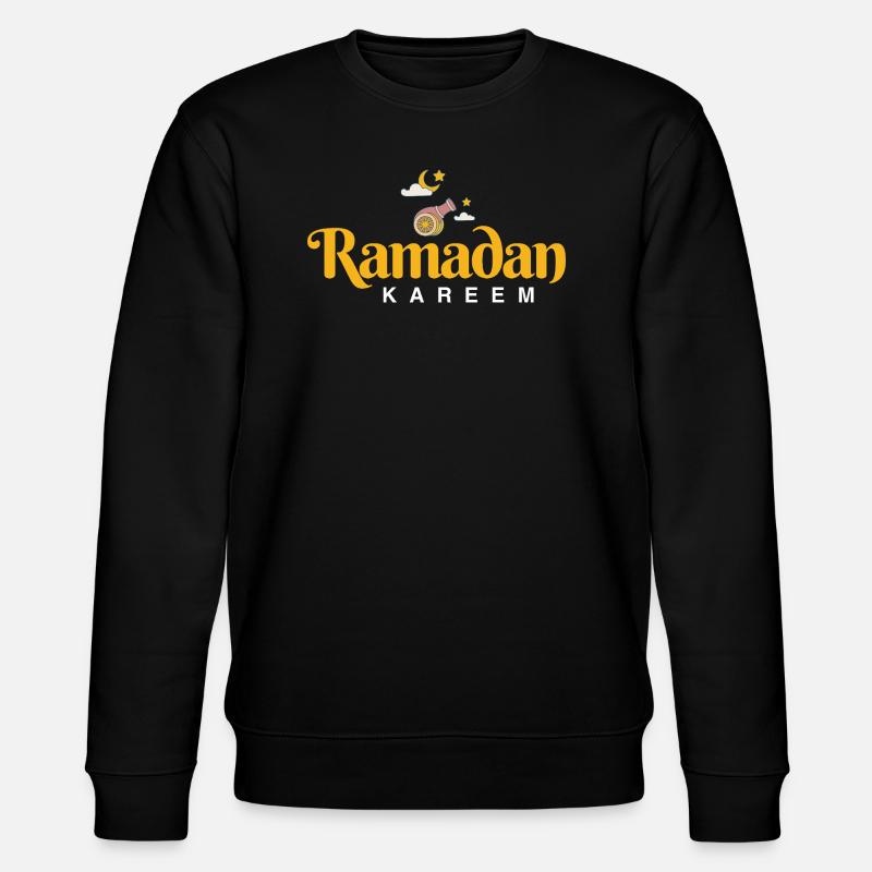Ramadan Mubarak - Stanley/Stella Unisex Bio-Sweatshirt CHANGER  - Schwarz