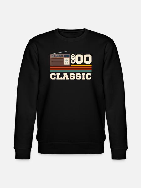 Anniversary 2000 retro classic - Stanley/Stella CHANGER Unisex Organic Sweatshirt - black