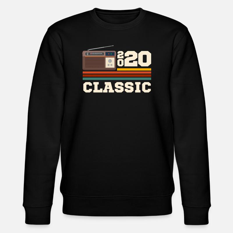 Retro-Klassiker 2020 Jubiläum - Stanley/Stella Unisex Bio-Sweatshirt CHANGER  - Schwarz