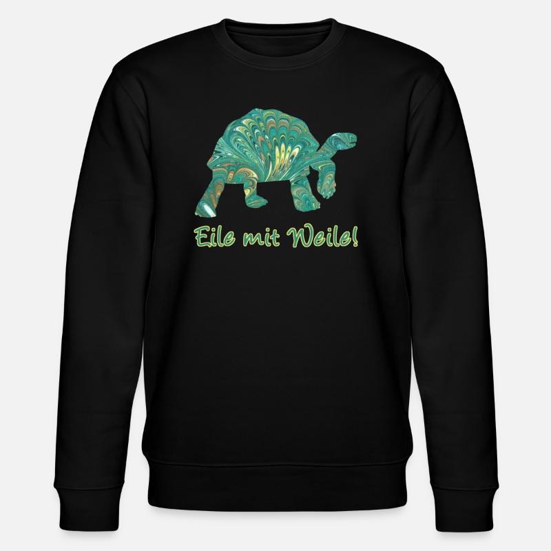 Turtle E 71 - Stanley/Stella CHANGER Unisex Organic Sweatshirt - black