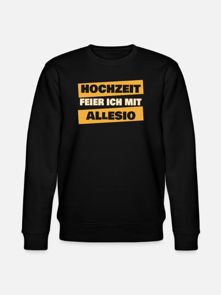 Gift for Allesio - Stanley/Stella CHANGER Unisex Organic Sweatshirt - black