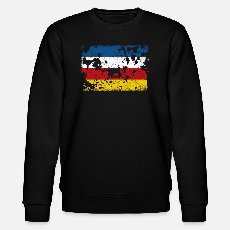 Dokkum - Stanley/Stella Unisex Bio-Sweatshirt CHANGER  - Schwarz
