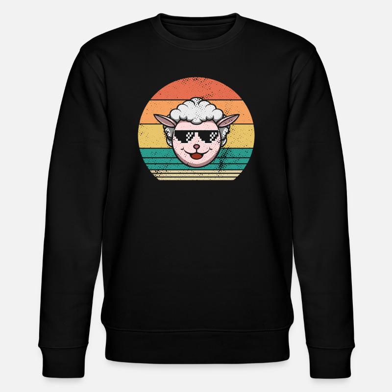 Shepherd Sheep - Stanley/Stella CHANGER Unisex Organic Sweatshirt - black