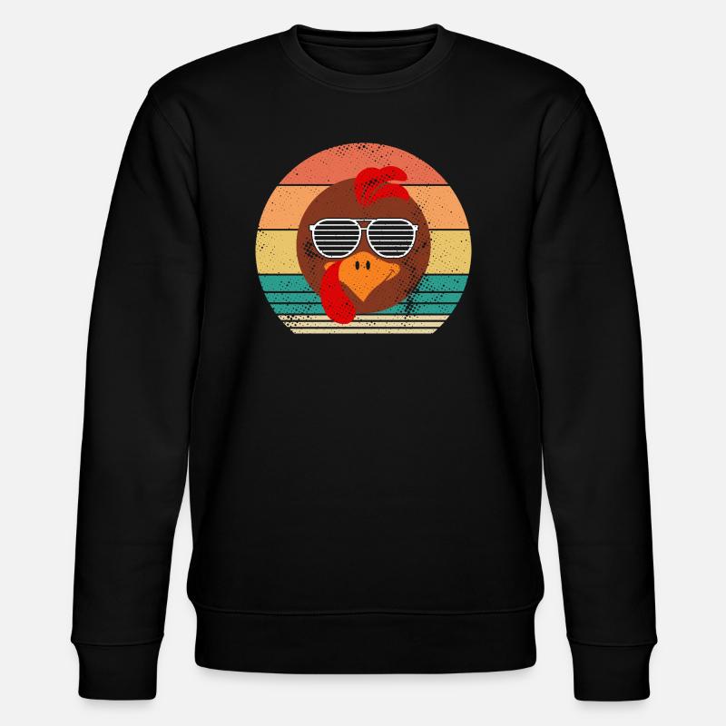 Truthahn - Stanley/Stella Unisex Bio-Sweatshirt CHANGER  - Schwarz