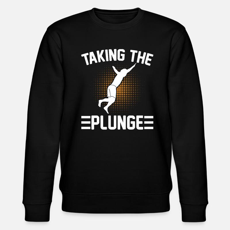 Plongeur Plongée Cliff Diver - Sweat bio CHANGER Stanley/Stella Unisexe - noir