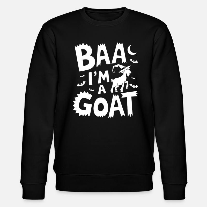 Baa I'm a goat - Stanley/Stella CHANGER Unisex Organic Sweatshirt - black