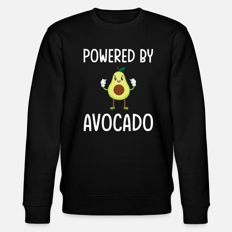 Powered by avocado - Stanley/Stella CHANGER Unisex Organic Sweatshirt - black