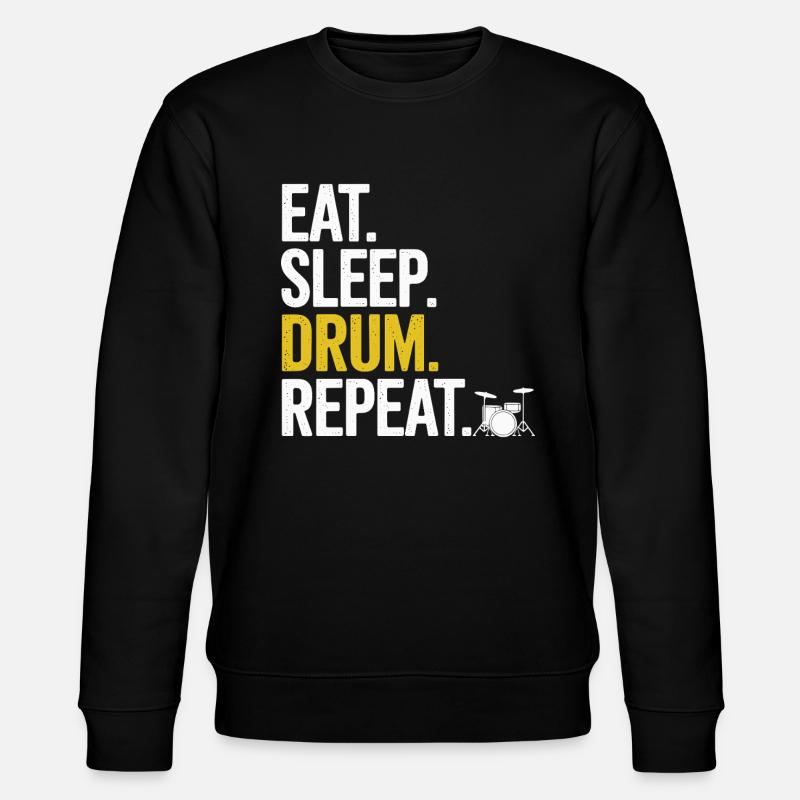Drums Drummers Drummers - Stanley/Stella CHANGER Unisex Organic Sweatshirt - black